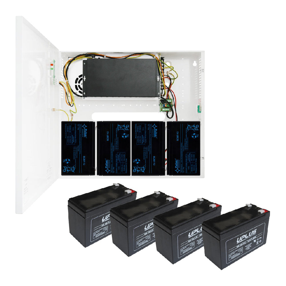 PoE backup 8-portar med batterier