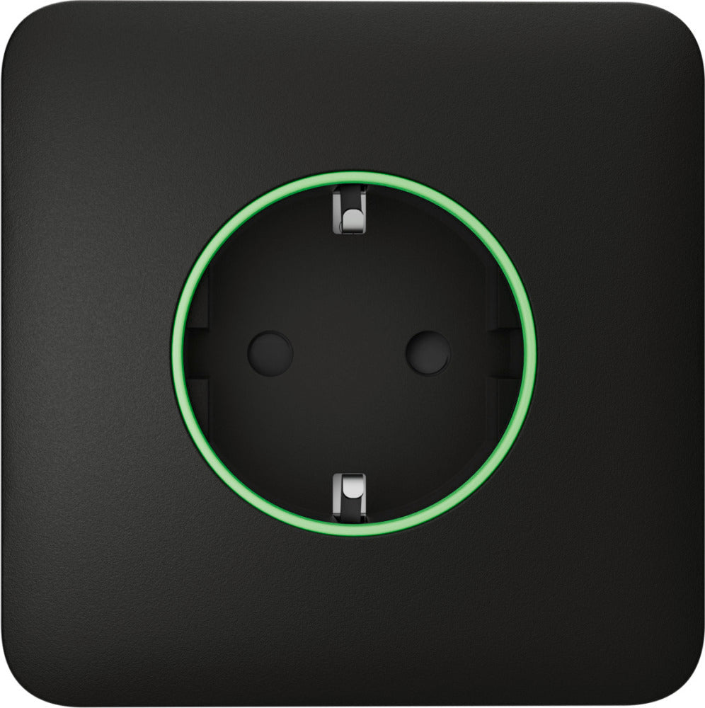 Vägguttag lock enkel svart