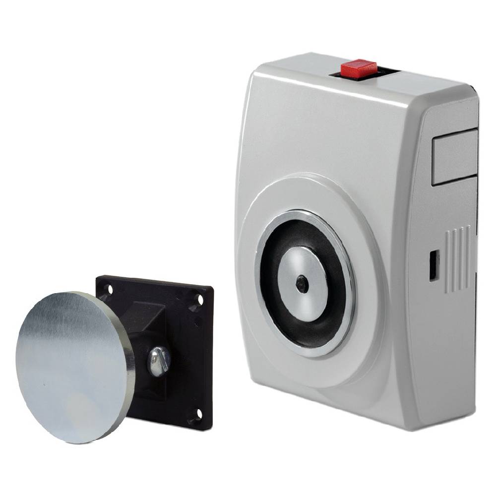 Dörrhållarmagnet 400N hållkraft FE230 med ankarplatta