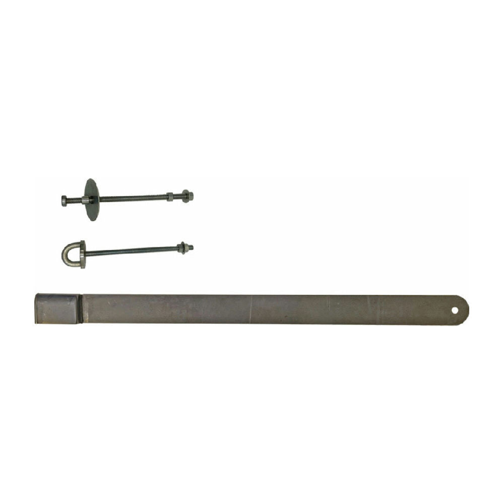 Låsbom 1200mm höger krom