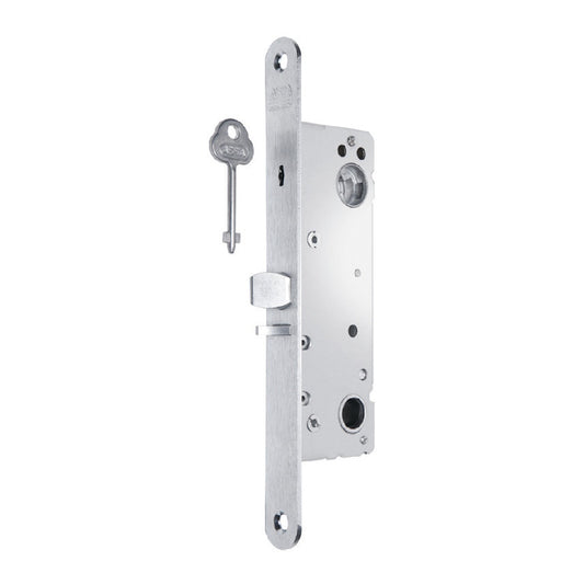 Låshus 231-35 vänster från ASSA ABLOY är ett låshus för entrédörrar och portar försedda med draghandtag, dörrstängare eller dörrautomat.
