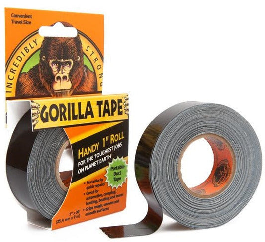 Vävtejp Svart Gorilla Tape To-Go 25mm x 9m