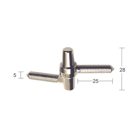 Pinngångjärn 1406 nickel SB