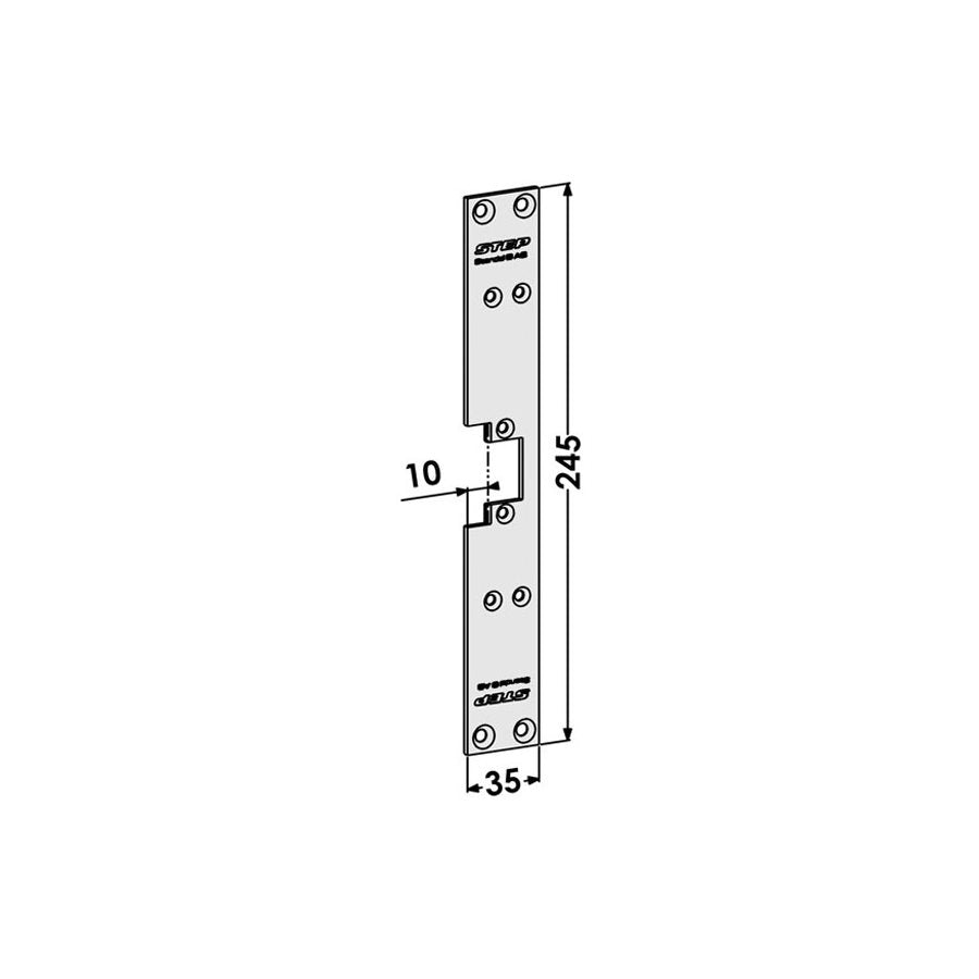 Monteringsstolpe St6548 Plan