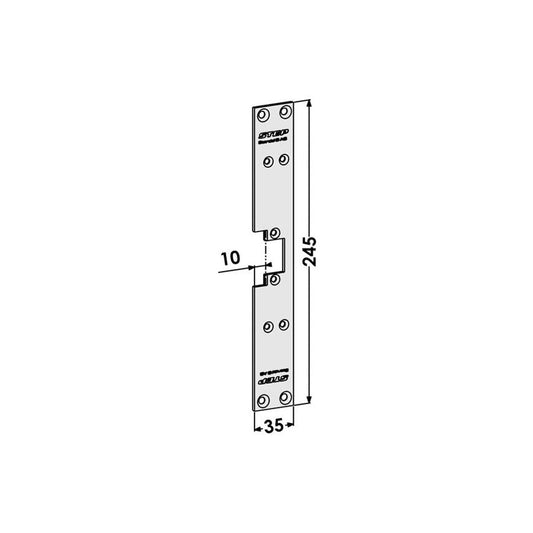 Monteringsstolpe St6548 Plan