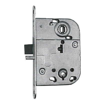 Låshus 2014 med zinkstolpe från ASSA ABLOY passar utmärkt till innerdörrar samt badrums- och toalettdörrar i både privatbostäder och kommersiella miljöer. Passar både höger- och vänsterhängda dörrar.