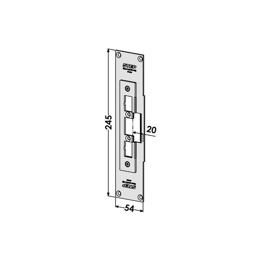 Monteringsstolpe ST4023 plan