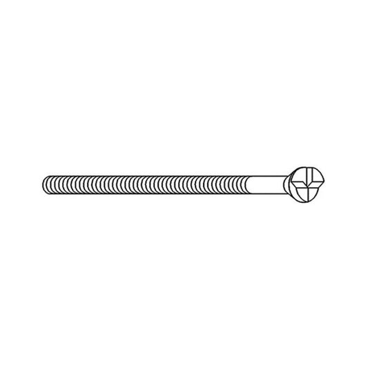 Envägsskruv 5x45mm krom
