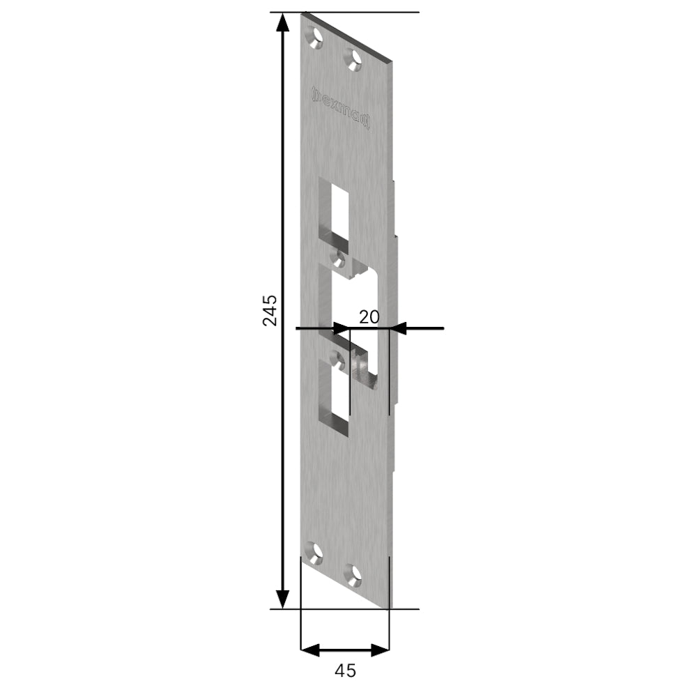 Monteringsstolpe  912-20 plan