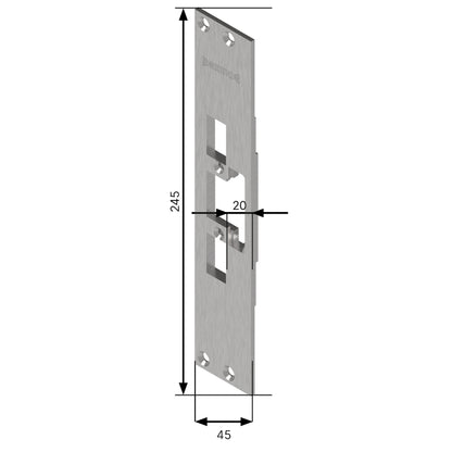 Monteringsstolpe  912-20 plan