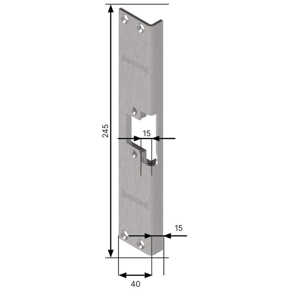 Monteringsstolpe  911-15 vinklad