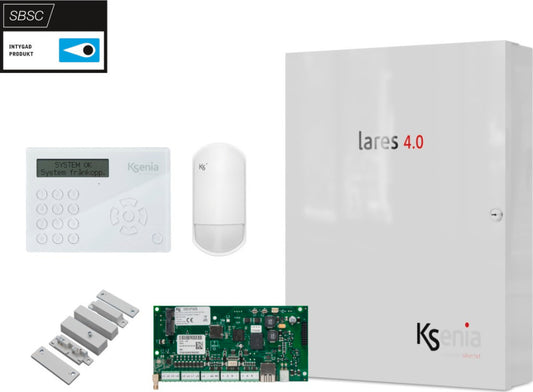 Larmpaket lares 4.0 40 wls mellan ergo M vit