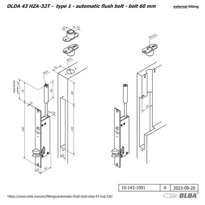 Dörrstopp 73 DS svart