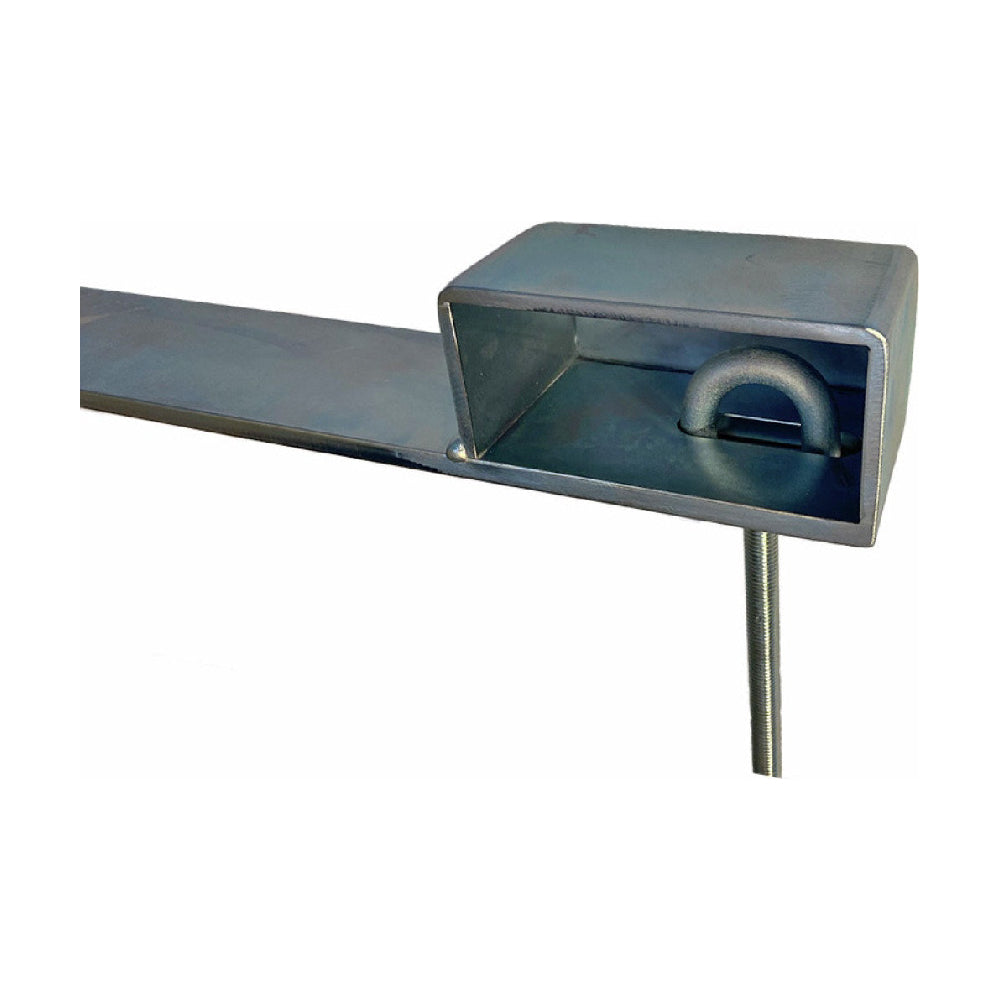 Låsbom 1100mm höger krom