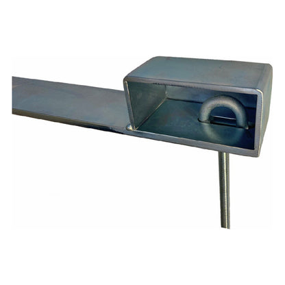 Låsbom 1100mm vänster krom