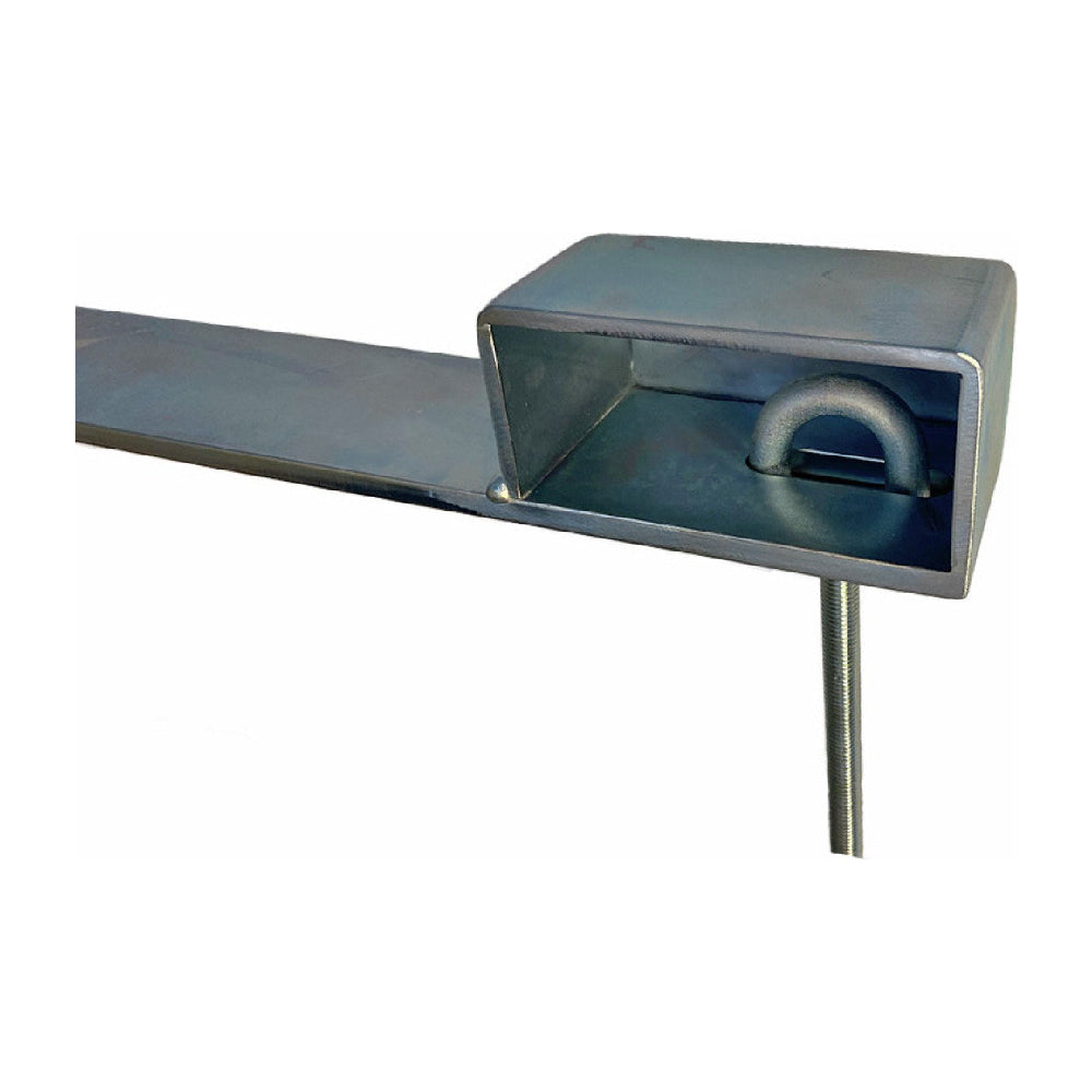 Låsbom 940mm vänster krom