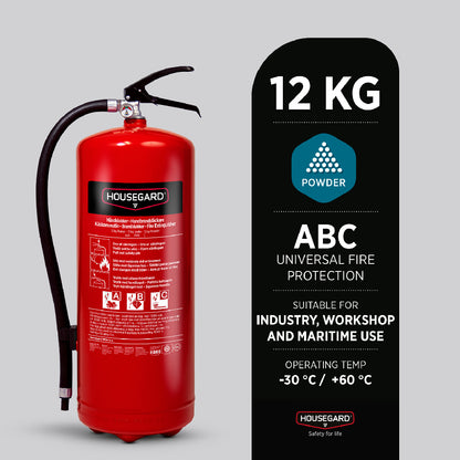 Pulversläckare PE12 55A-233B-C 12kg röd