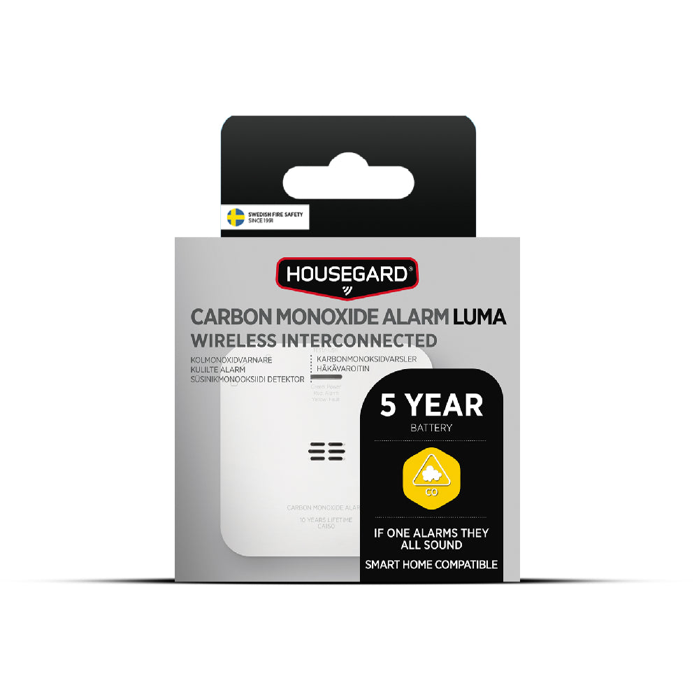 Kolmonoxidlarm Luma trådlöst
