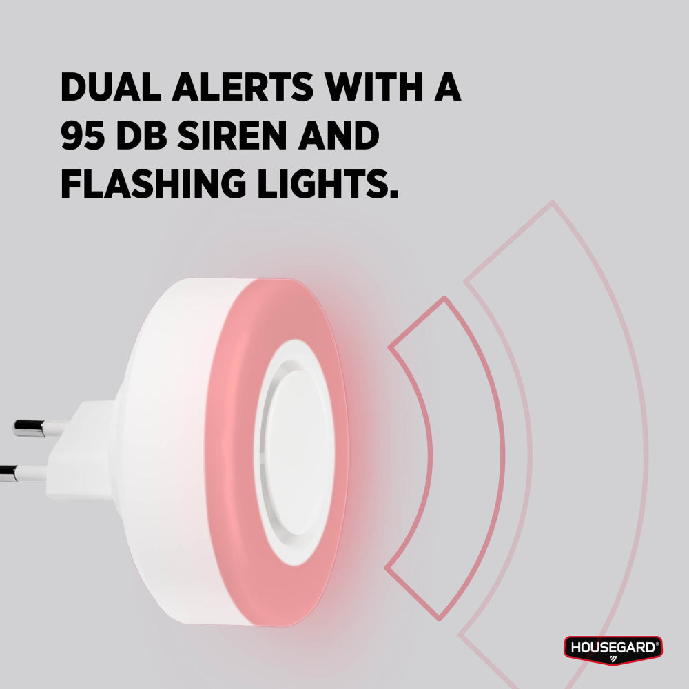 Siren Luma trådlös siren 230V inkl batteribackup