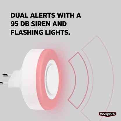 Siren Luma trådlös siren 230V inkl batteribackup