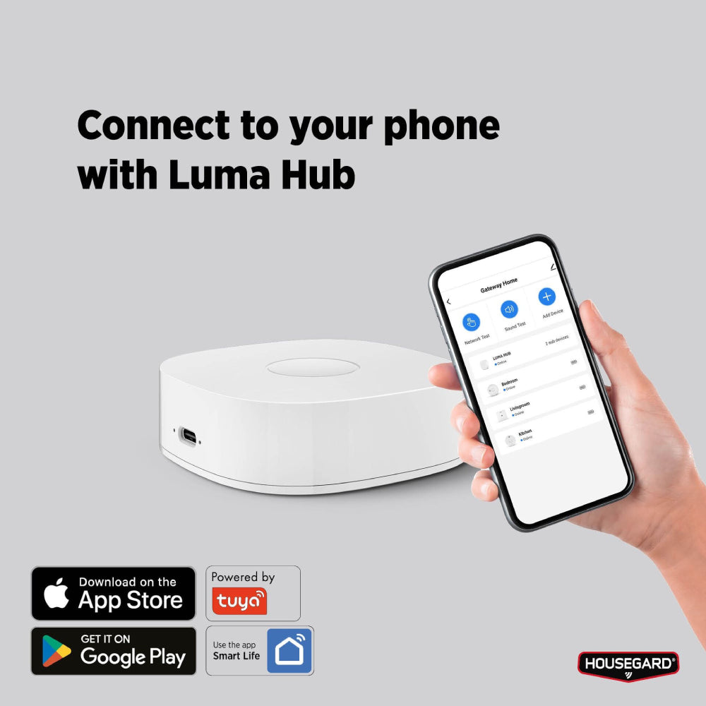 Siren Luma trådlös siren 230V inkl batteribackup