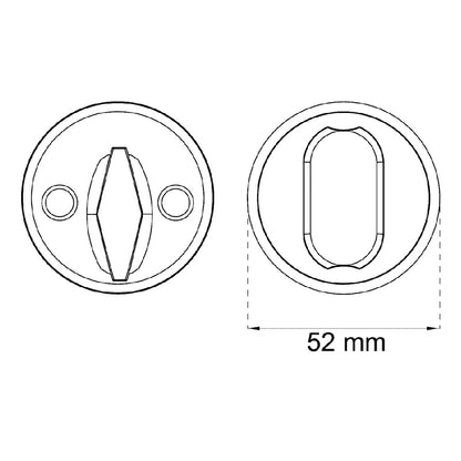 Måttskiss Cylindervredsats 40 9-16mm rostfri SB