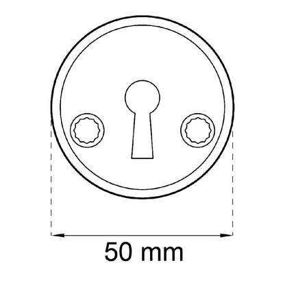 Nyckelskylt 2991Z krom SB