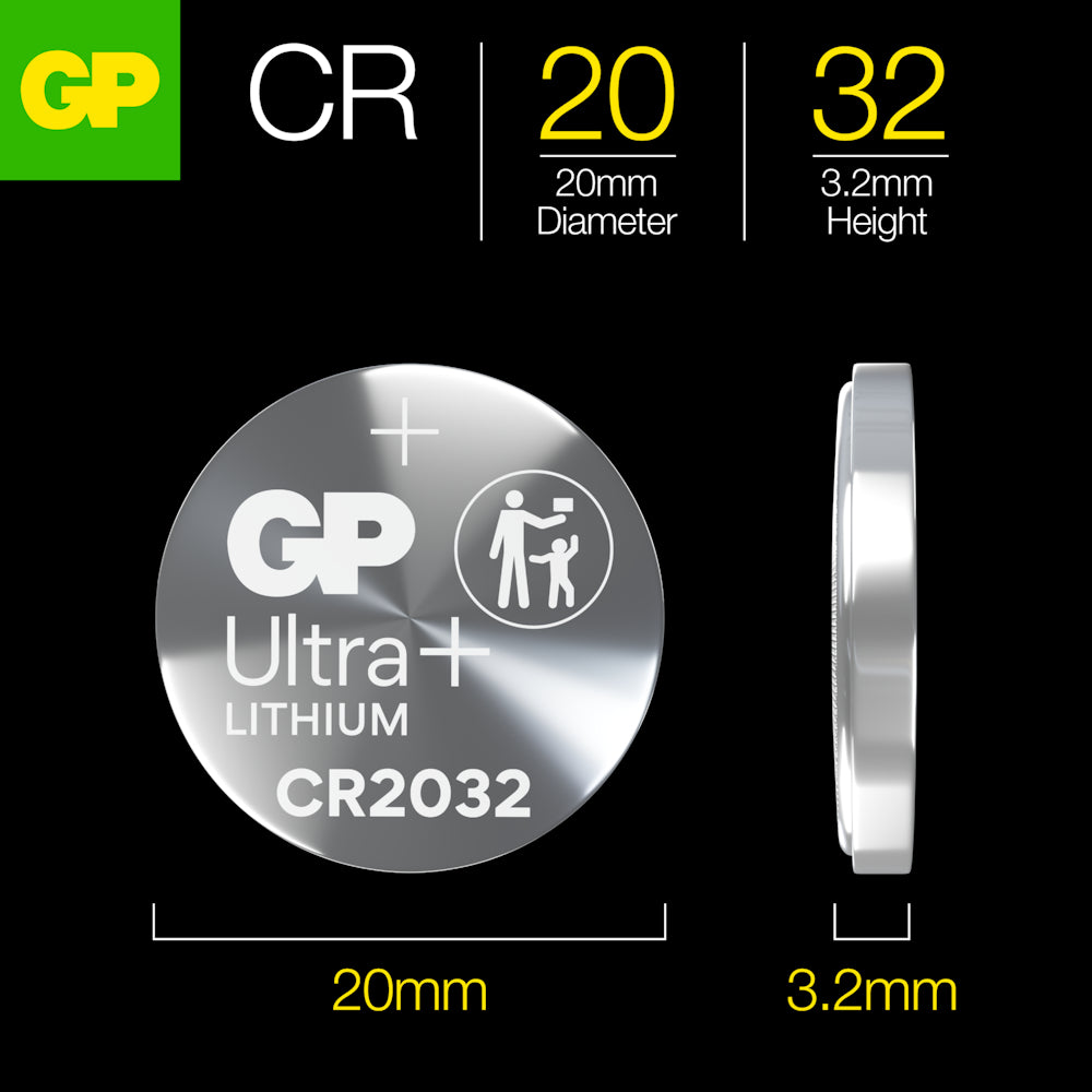 Batteri CR2032 3V 10-pack
