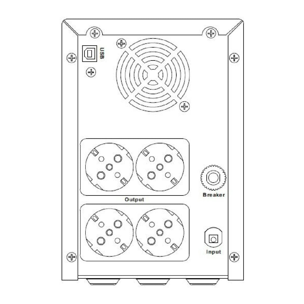 UPS DS-UPS3000-R 1800W/3000VA