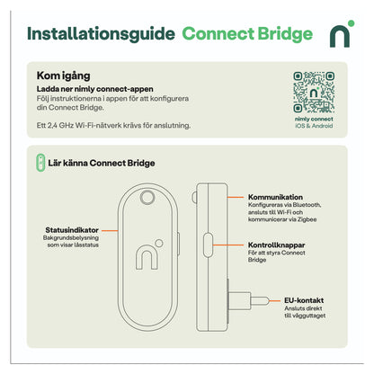 Connect Bridge Wi-Fi Nimly kodlås