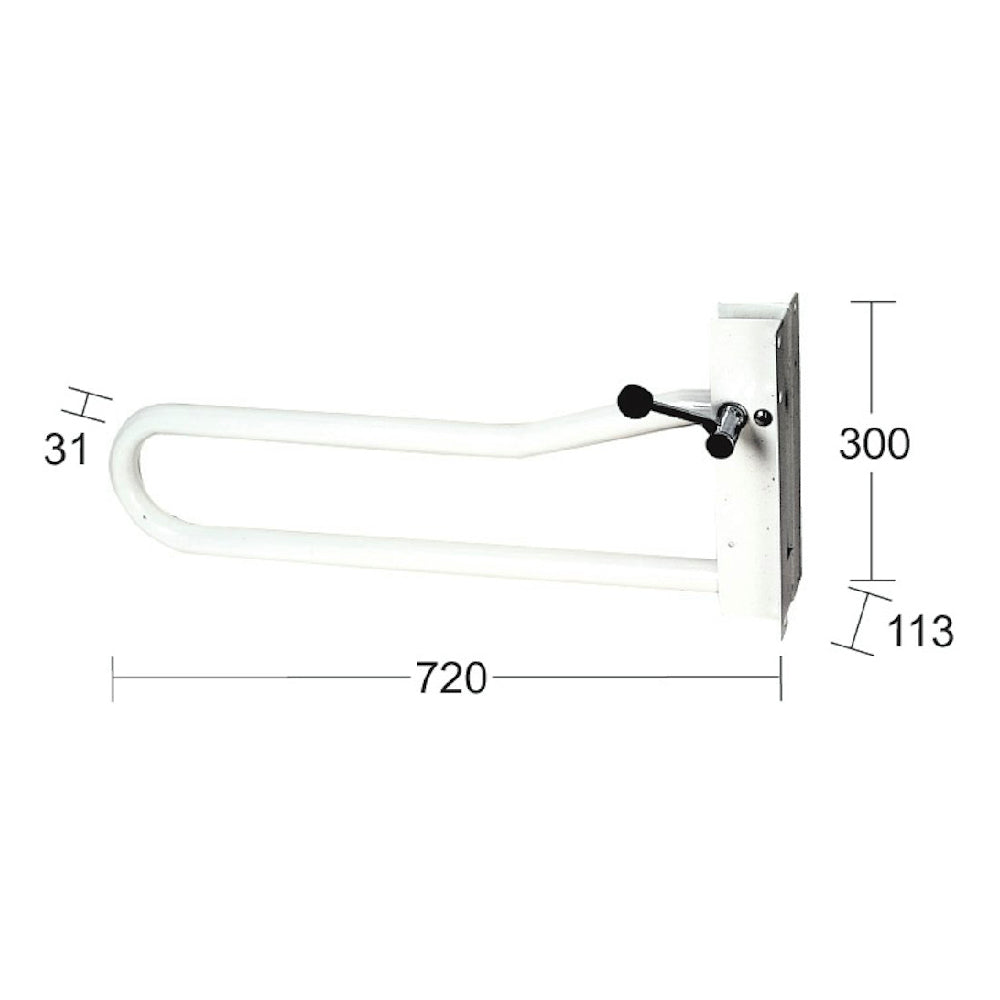 Armstöd 34 vit