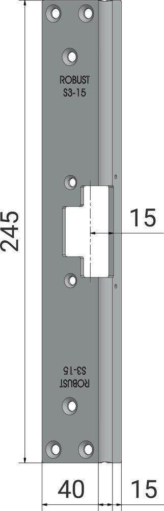 Monteringsstolpe S3-15