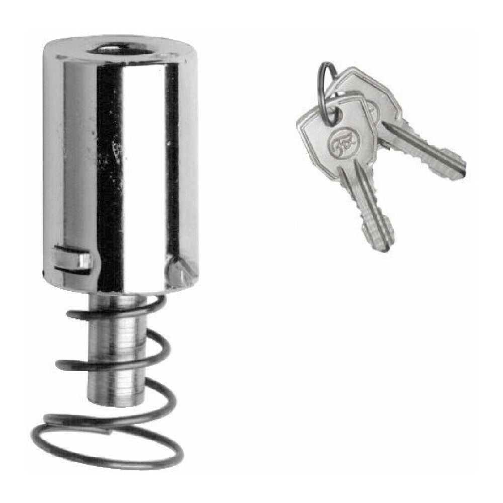 Tryckcylinder 7287/3002 krom PP