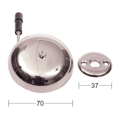 Ringklocka 680 mekanisk förnicklad 58-85mm SB