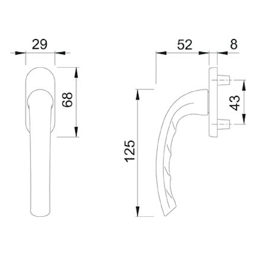 Handtag Tokyo 0710RH/66N 8/ F1 ra
