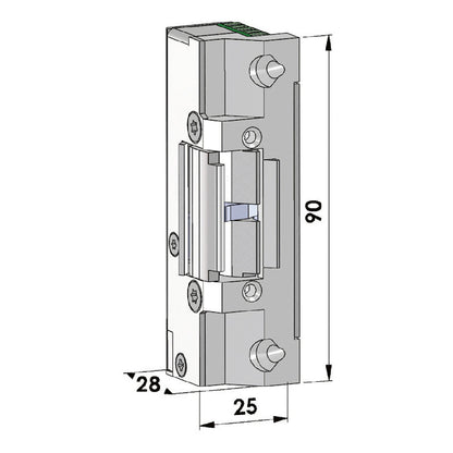 Elslutbleck Step 40 rättvänd 12V kolvk