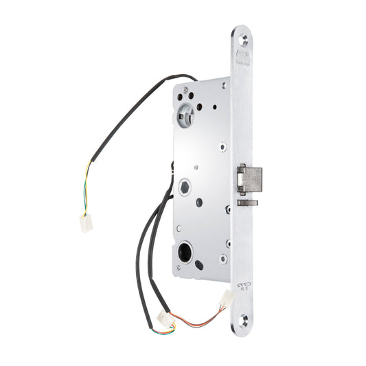 Låshus 767-70 MI mikro höger från ASSA ABLOY är ett låshus med förreglad cylinder- och tryckesfall för panikutrymning, utrustat med mikrobrytare MI för statusindikering. Avsett för panikutrymningsbeslag ASSA 1125 och 1130.