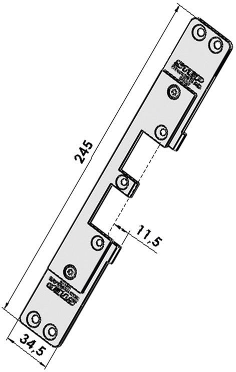 Monteringsstolpe ST9527 plan