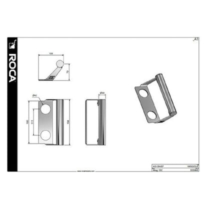 Draghandtag Slug 13C för modullås elektropolerad