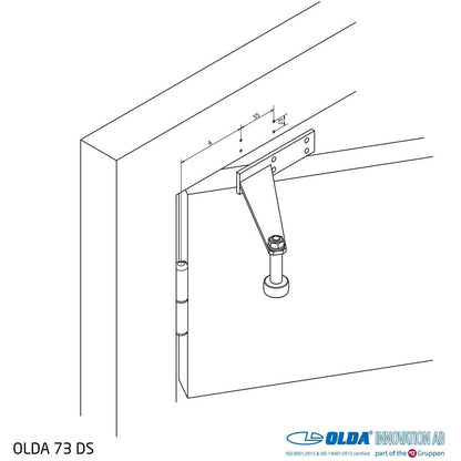 Dörrstopp 73 DS grå