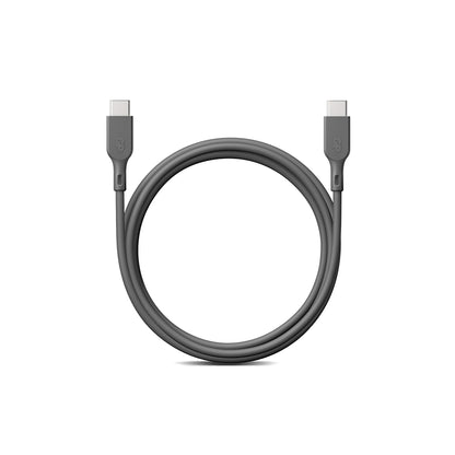 USB-kabel CC1B USB-C till USB-C 1m grå