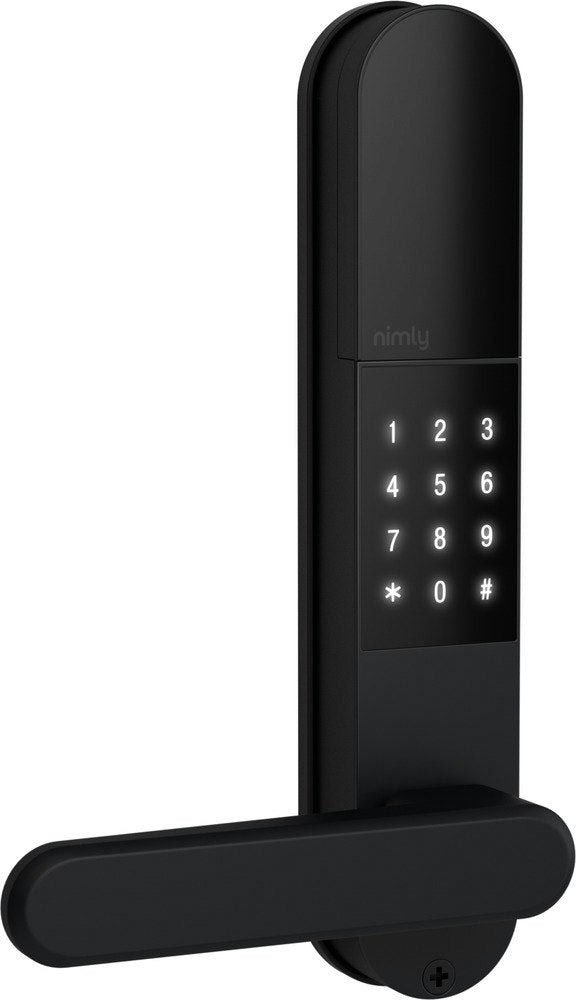 Nimly Touch Pro kodlås Ultimate Black med fingeravtryck