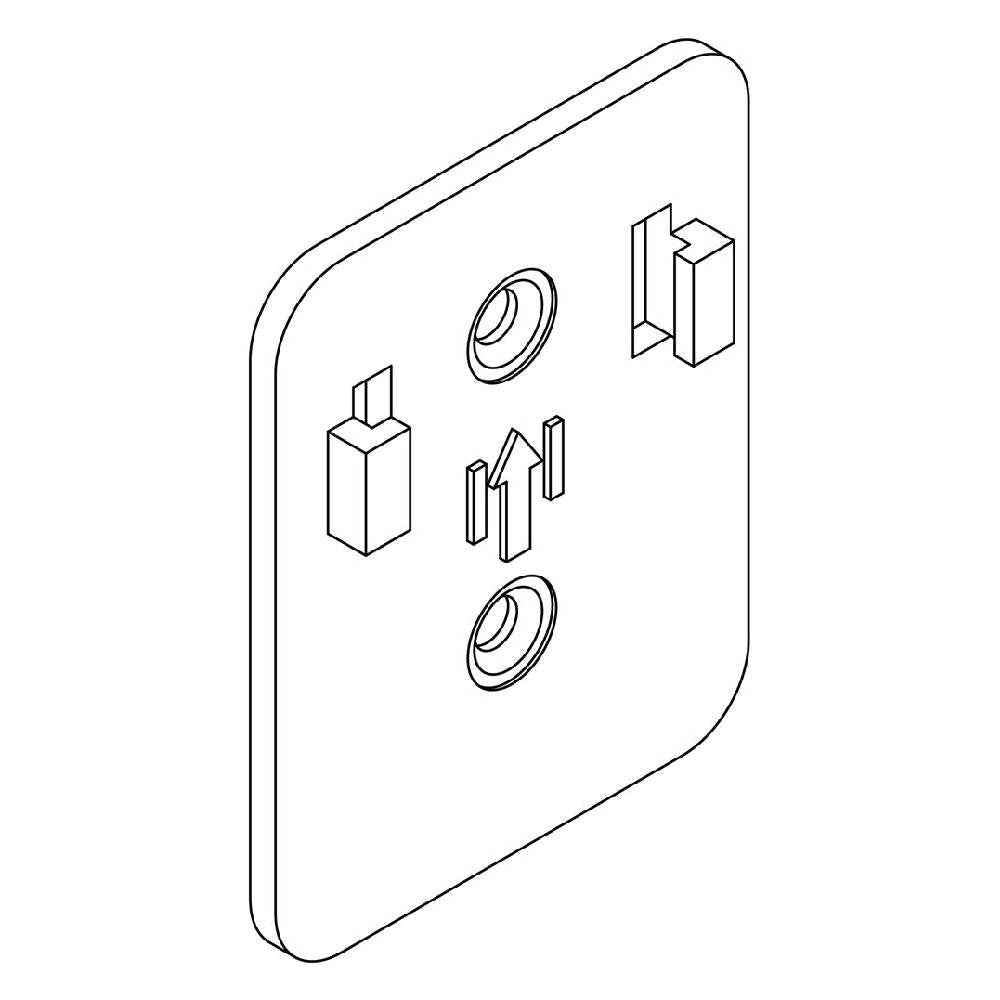 Fästplatta dKey Smartknapp/Gateway