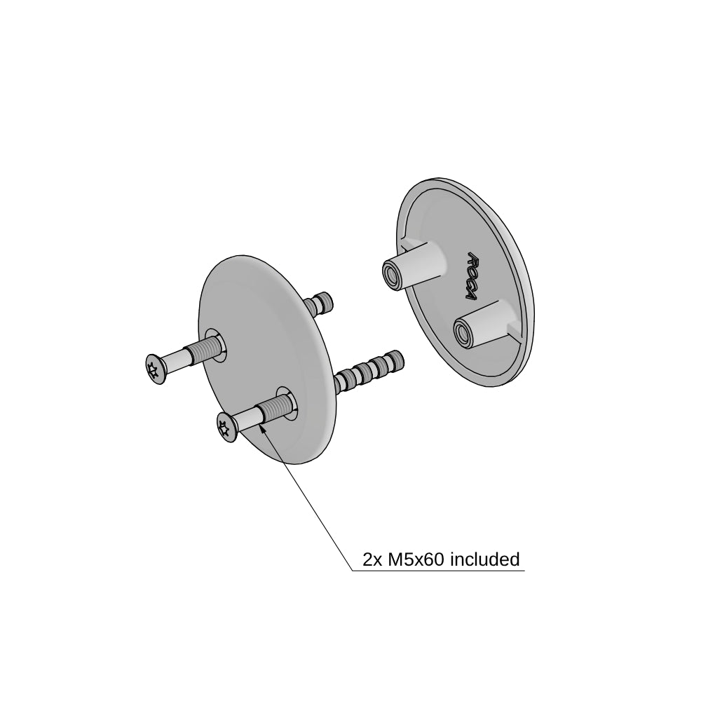Blindrosett 4265 nickel