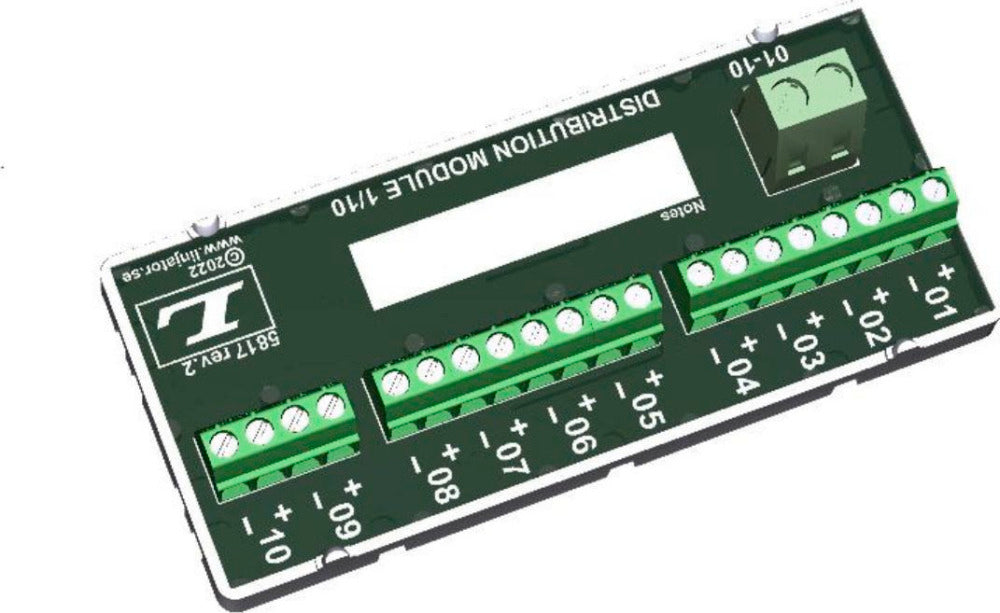 Modul L Bus 1-10 bred skruv 2.5mm²/1mm²