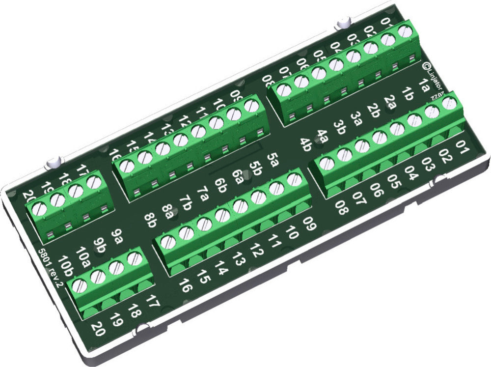 Modul L 20pol bred skruv 1mm²