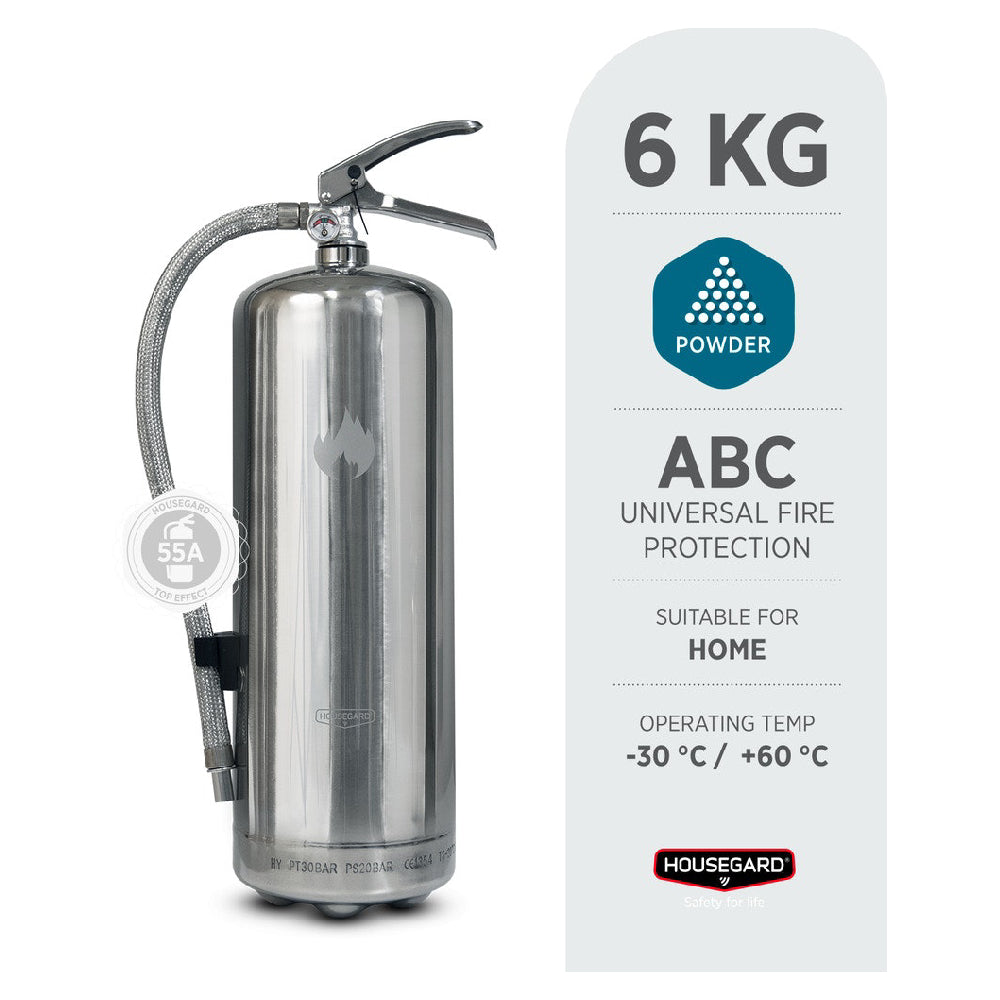 Pulversläckare PE6HR-B 55A 233B C stål 6kg