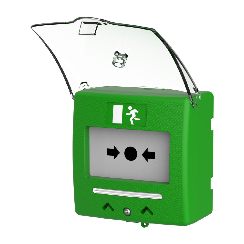 Larmknapp LK-LED indikering och larmsignal grön