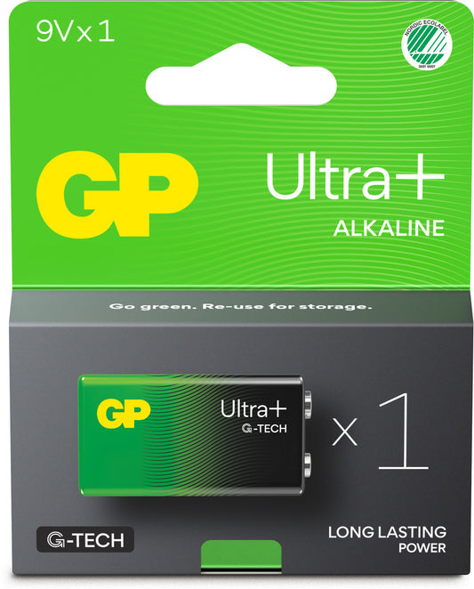 Batteri 1604AUP/6LF22 9V Ultra Plus alkaliskt SB