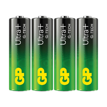 Batteri 15AUP/LR6 AA 1,5V Ultra Plus alkaliskt 4-pack SB